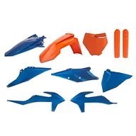 Części motocyklowe - POLISPORT 91053 - Polisport MX Plastic Replica Kit dla tych, którzy szukają jakości OEM motocykli KTM w kolorze niebieskim/pomarańczowym - miniaturka - grafika 1