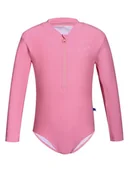 Stroje kąpielowe dla dziewczynek - Peek U Strój kąpielowy "Marina" w kolorze jasnoróżowym - miniaturka - grafika 1