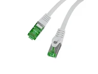 Patchcordy - Patchcord kat.7 S/FTP LSZH CU 0,25m szary Fluke Passed Lanberg PCF7-10CU-0025-S - miniaturka - grafika 1