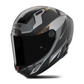 Kaski motocyklowe - Kask Integralny Nolan X-804 RS Lesmo Czarny/Szary/Złoty BłyszczącyL - miniaturka - grafika 1