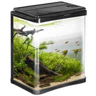Akwaria i zestawy akwarystyczne - KRUGER MEIER ARONA AQUARIUM 3L - PROSTE W OBSŁUDZE AKWARIUM ZESTAW CZARNY - miniaturka - grafika 1