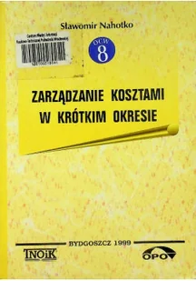 Zarządzanie kosztami w krótkim okresie - Zarządzanie - miniaturka - grafika 1