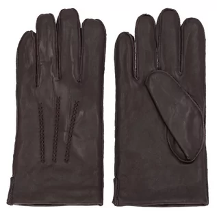 Rękawiczki - Joop! Rękawice skórzane dark brown 7165-S-52 - grafika 1