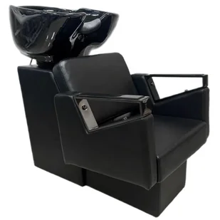 Myjnia myjka fryzjerska barberska Tomas do salonu fryzjerskiego barberskiego ruchoma ceramiczna misa armatura bateria słuchawka - Myjki fryzjerskie - miniaturka - grafika 1