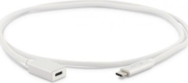 Kabel USB LMP USB-C - USB-C 1 m Srebrny LMP-USBC-USB3.1-EC-1M-S