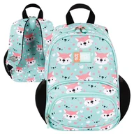 Plecaki szkolne i tornistry - St. Right Mały Plecak Przedszkolny Jednokomorowy Lovely Foxy - miniaturka - grafika 1