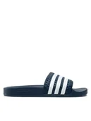 Klapki i japonki damskie - adidas Klapki adilette 288022 Granatowy - miniaturka - grafika 1