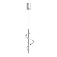 Lampy sufitowe - Lampa wisząca LED w kolorze srebra ø 16 cm Likma – Opviq lights - miniaturka - grafika 1