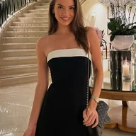 Sukienki - TEMU Modna Sukienka Bodycon z Kolorowymi Blokami i Odkrytymi Plecami dla Kobiet - miniaturka - grafika 1