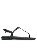 Sandały damskie - Patrizia Pepe Sandały 8X0020/L048 Czarny - miniaturka - grafika 1