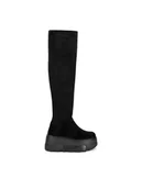 Kozaki damskie - Badura Muszkieterki CASI-01W2-002 Czarny - miniaturka - grafika 1