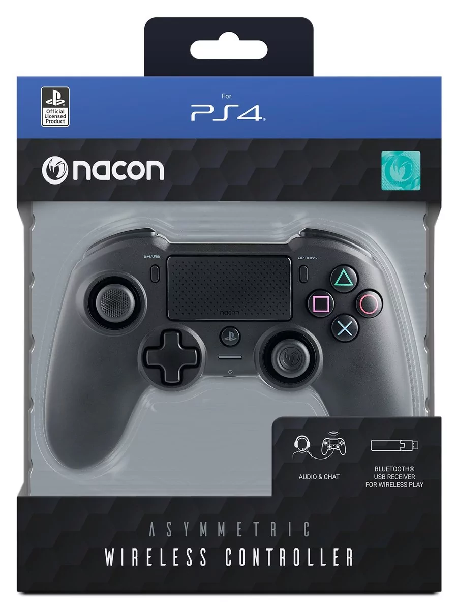 Mando PS4 Nacon Compact Grey - PS4OFCPADGREY