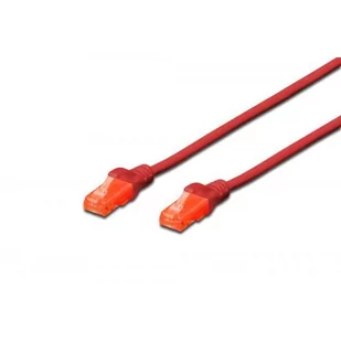 Digitus Patchcord UTP, CAT.6, czerwony, 2m DK-1612-020/R - Patchcordy - miniaturka - grafika 4