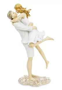 Figurka Para Zakochanych Plaża 26x14,5cm - Figurki dekoracyjne - miniaturka - grafika 1