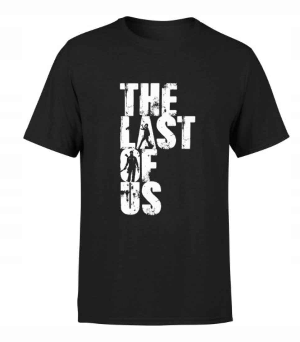 KOSZULKA Z NADRUKIEM MĘSKA ŚMIESZNA T-SHIRT THE LAST OF US Eliie r. L
