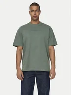 Koszulki męskie - Only & Sons T-Shirt 22028766 Zielony Relaxed Fit - miniaturka - grafika 1