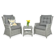 Meble ogrodowe - Zestaw wypoczynkowy TRIVENTO DUO Stone Grey - miniaturka - grafika 1