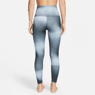 Legginsy - Legginsy Nike Yoga W DV9161 (kolor Szary/Srebrny, rozmiar S) - miniaturka - grafika 1