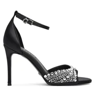 Sandały damskie - Sandały Guess FLPKBB SAT03 Czarny - miniaturka - grafika 1