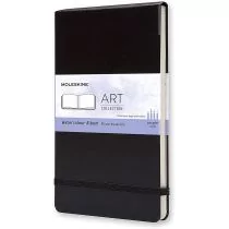 Moleskine notes do malowania akwarelami, w twardej oprawie, rozmiar Pocket, kolor czarny S05629 - Notesy i bloczki - miniaturka - grafika 1
