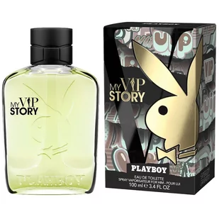 Playboy My Vip Story woda toaletowa 100ml - Wody i perfumy męskie - miniaturka - grafika 1