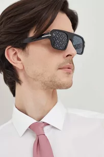 BOSS okulary przeciwsłoneczne męskie kolor czarny - Boss - Okulary przeciwsłoneczne - miniaturka - grafika 1