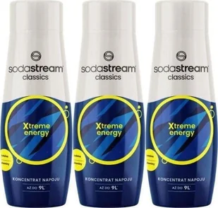 Sodastream 3 x Syrop Energy 440 ml - Akcesoria i części AGD - miniaturka - grafika 1