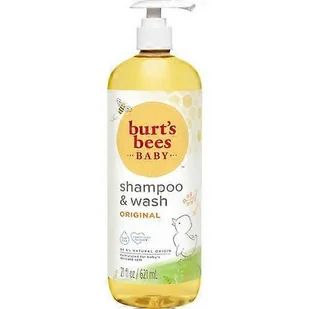 Burt's Bees Burts Bees Baby Bee Szampon bez łez i mycie z pompką, 21 uncji - Kosmetyki kąpielowe dla dzieci - miniaturka - grafika 1