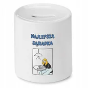 Skarbonki - Skarbonka Dla Maszynisty na Urodziny na Prezent z Nadrukiem ze Zdjęciem + Opakowanie na prezent (wzór 04) - miniaturka - grafika 1