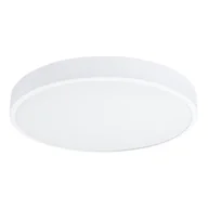 Lampy sufitowe - Plafon Onyx okrągły biały LED 65W 3000K 5177lm wym: 6 x 60 cm IP20 aluminium Sollux Lighting - miniaturka - grafika 1