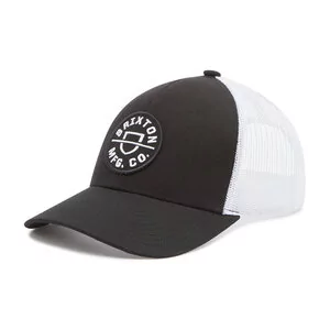 Czapki męskie - Brixton Czapka z daszkiem Crest X Mp Mesh Cap 10921 Black - grafika 1