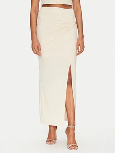 Guess Spódnica midi W5GD0E KAQL2 Beżowy Regular Fit - Spódnice - miniaturka - grafika 1