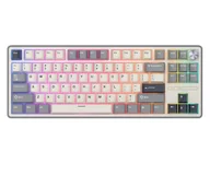 Klawiatury - Royal Kludge R87Pro Half Grey Brown switch RK-R87PRO-HALFGY-BRNSW-US - miniaturka - grafika 1