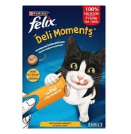 Mokra karma dla kotów - FELIX sasz.4x10g DELI MOMENTS CHICKEN /11 - miniaturka - grafika 1