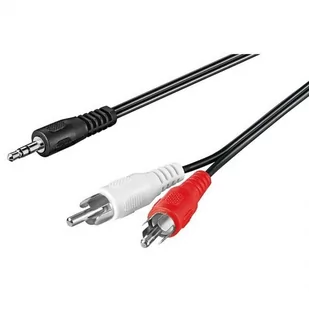 Techly Kabel Kabel audio stereo Jack 3.5mm na 2x RCA M/M 50cm - 504402 - Kable - miniaturka - grafika 2
