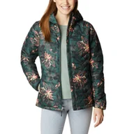 Kurtki damskie - Damska kurtka puchowa pikowana COLUMBIA EU Powder Lite Hoded Jacket - miniaturka - grafika 1