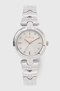 Zegarek Furla zegarek damski kolor srebrny - Zegarki damskie - miniaturka - grafika 1