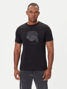 KARL LAGERFELD T-Shirt 755066 554242 Czarny Regular Fit - Koszulki męskie - miniaturka - grafika 1