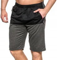 Spodenki męskie - SPODENKI MĘSKIE DRESOWE Z KIESZENIAMI No4 C/G - XL - miniaturka - grafika 1