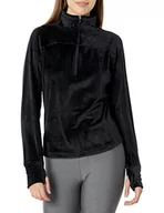 Koszulki i topy damskie - Juicy Couture Damska koszulka z zamkiem błyskawicznym Chamonix, soczysta czarna, XL - miniaturka - grafika 1