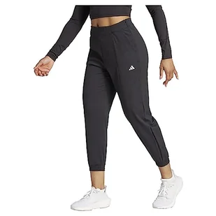 adidas Damskie spodnie Aeroready Train Essentials, XS, czarne/białe - Spodnie damskie - miniaturka - grafika 1