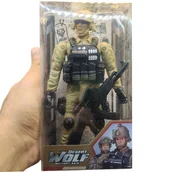 Zabawy w naśladowanie dorosłych - ŻOŁNIERZ Z AKCESORIAMI ZABAWKA DLA DZIECI - miniaturka - grafika 1