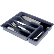 Akcesoria do sztućców - Vilde Organizer Na Sztućce Przybory Wkład Do Szuflady Szary 5 Przegródek 36X25,5X5,5 Cm - miniaturka - grafika 1