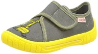 Kapcie damskie - superfit Bill płaskie kapcie chłopięce, szaro-żółty 2030, 31 EU - miniaturka - grafika 1