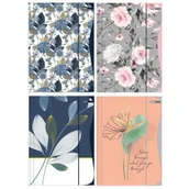 Teczki i skoroszyty - Beniamin Teczka z gumką A4 Flower - - miniaturka - grafika 1