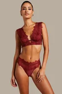 Majtki damskie - Hunkemöller Brazyliany Zoe Czerwony - miniaturka - grafika 1