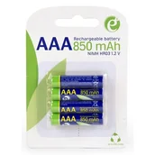 Akumulatory do aparatów dedykowane - Akumulatorki AAA 850 mAh GEMBIRD (4 szt.) - miniaturka - grafika 1