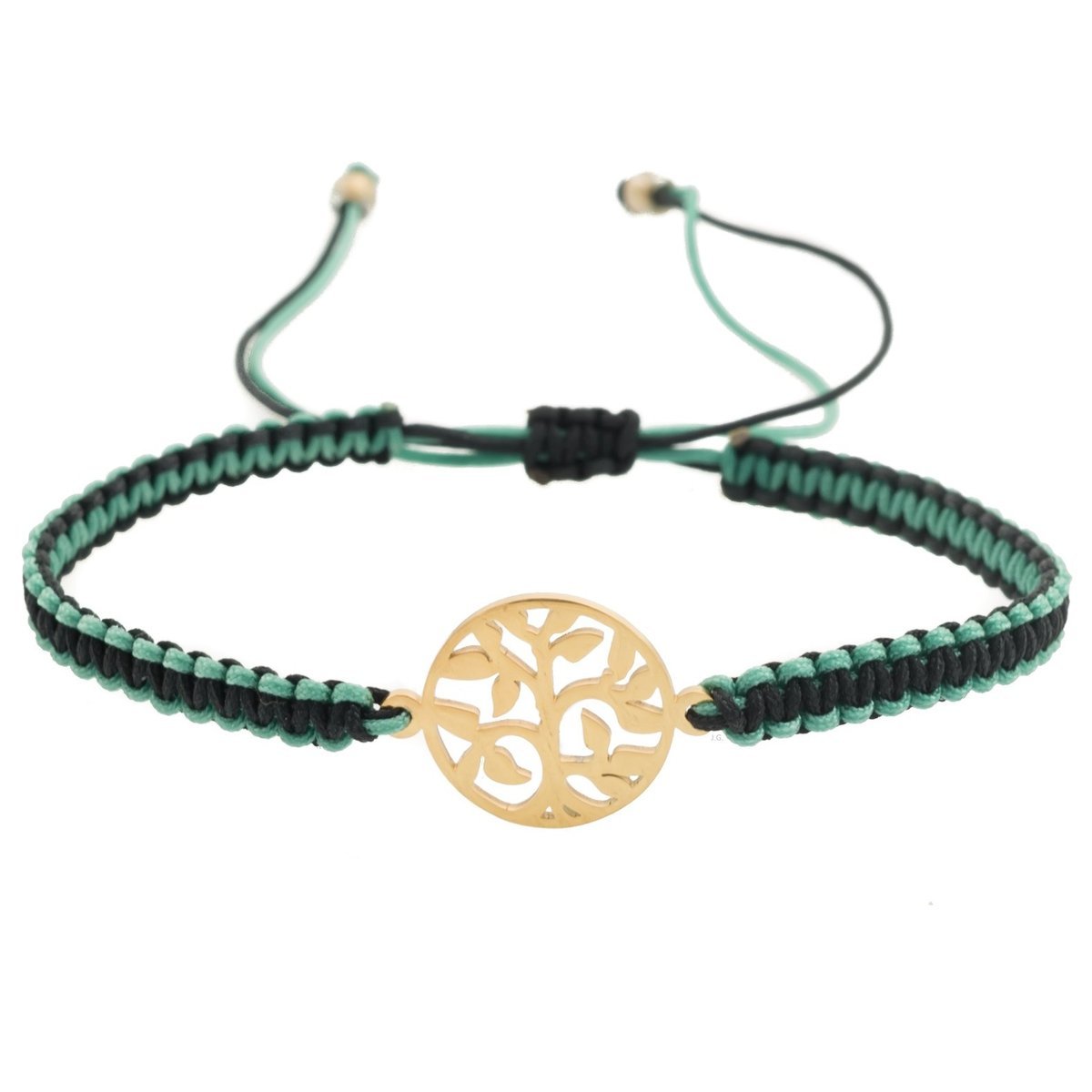 Bransoletka Drzewo Życia Makrama Stal Pozłacana / Jg. Projekt