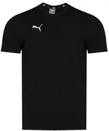 Koszulki męskie - Puma Koszulka Męska Sportowa Bawełniana Czarna T-shirt Męski L Y5641 - miniaturka - grafika 1
