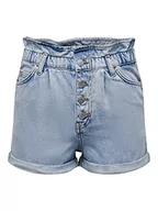 Spodenki damskie - ONLY ONLCUBA miękka torba DNM NOOS szorty, jasnoniebieski, rozmiar XXS, jasnoniebieski (light blue denim), XXS - miniaturka - grafika 1